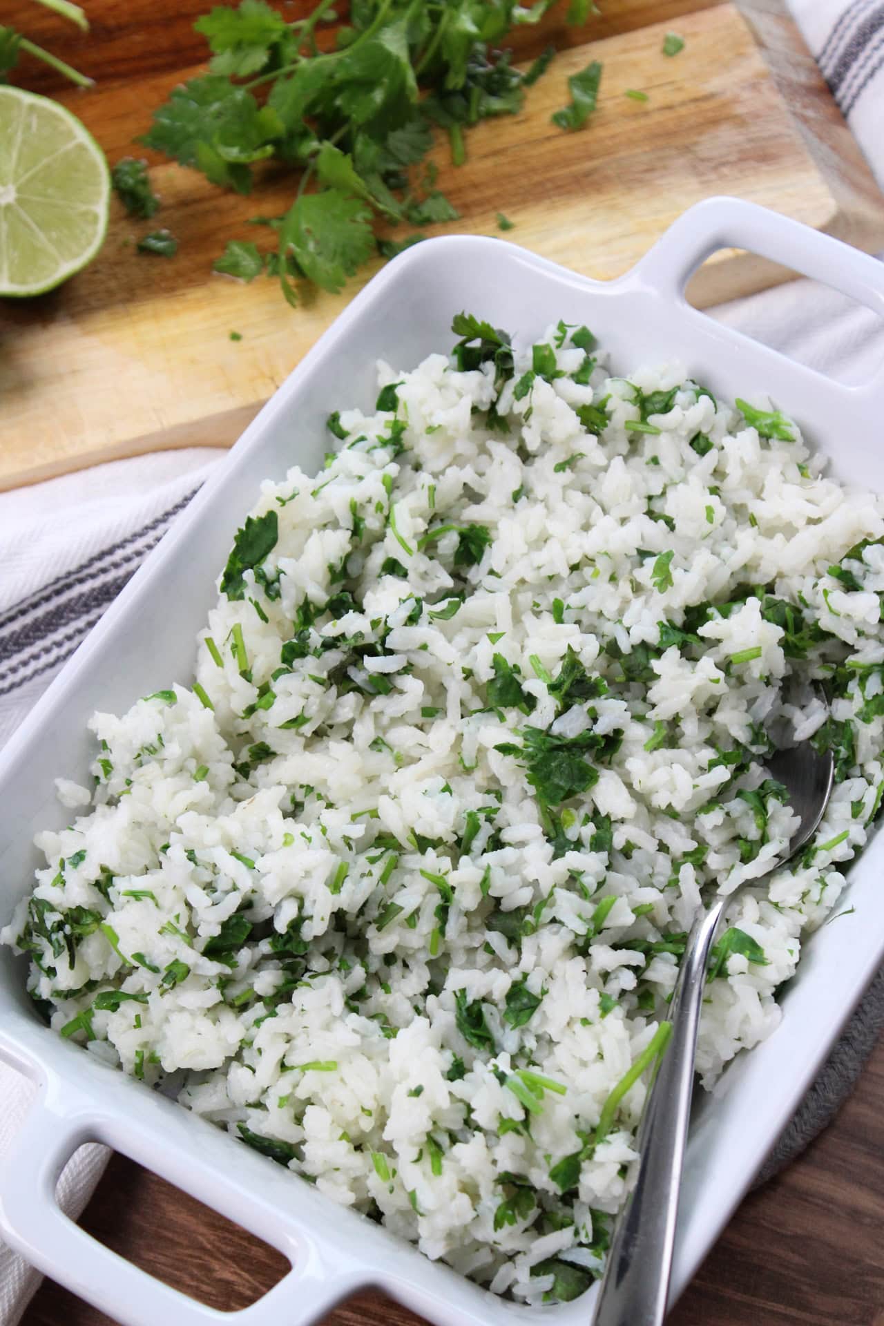 Cilantro lime rice.