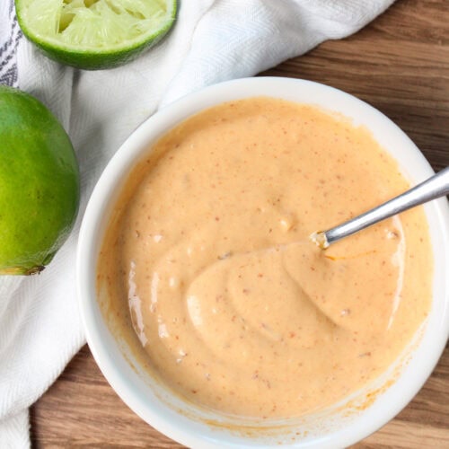 Chipotle lime mayo.
