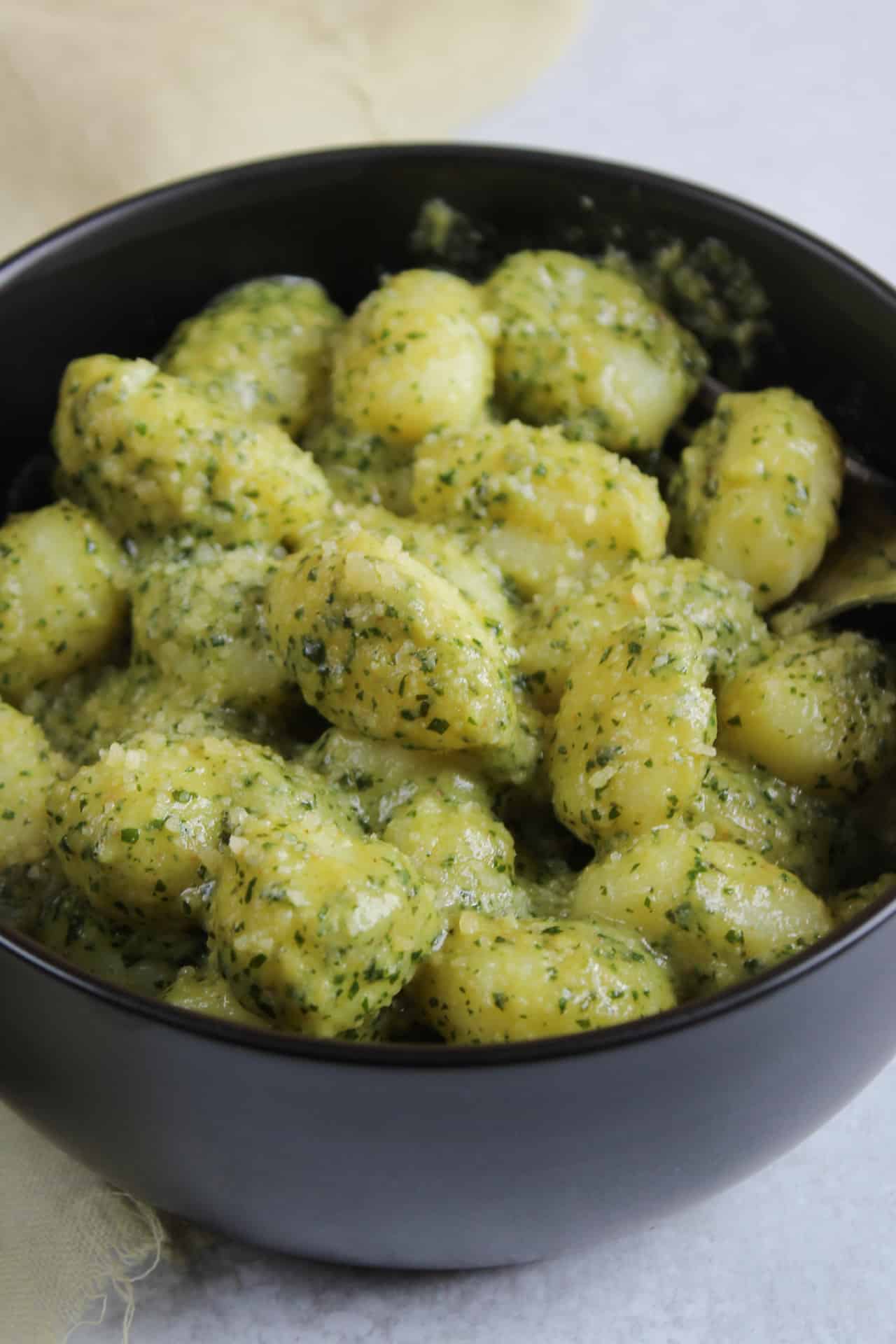 Creamy Pesto Gnocchi • The Candid Cooks