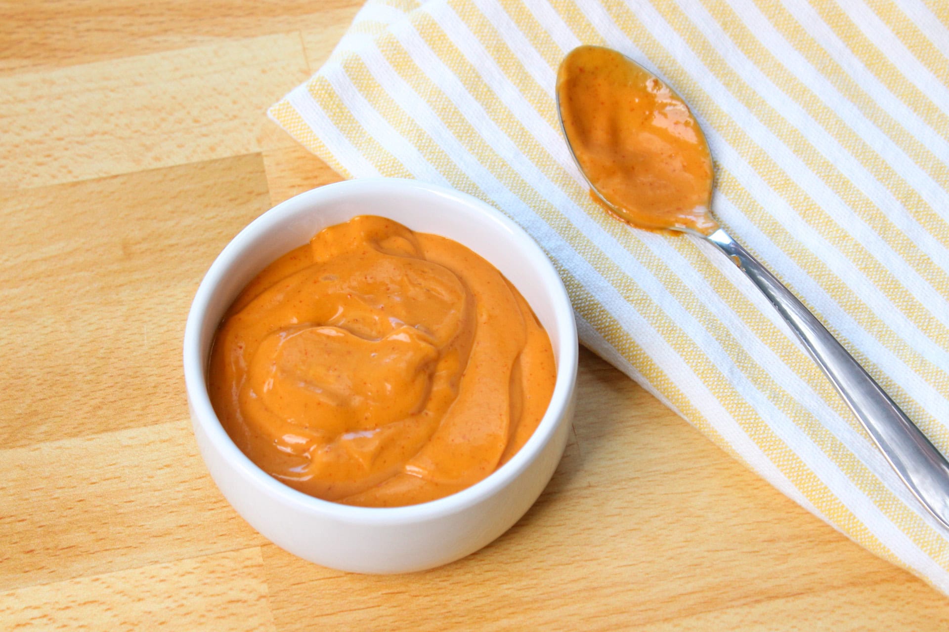 Sriracha aioli.
