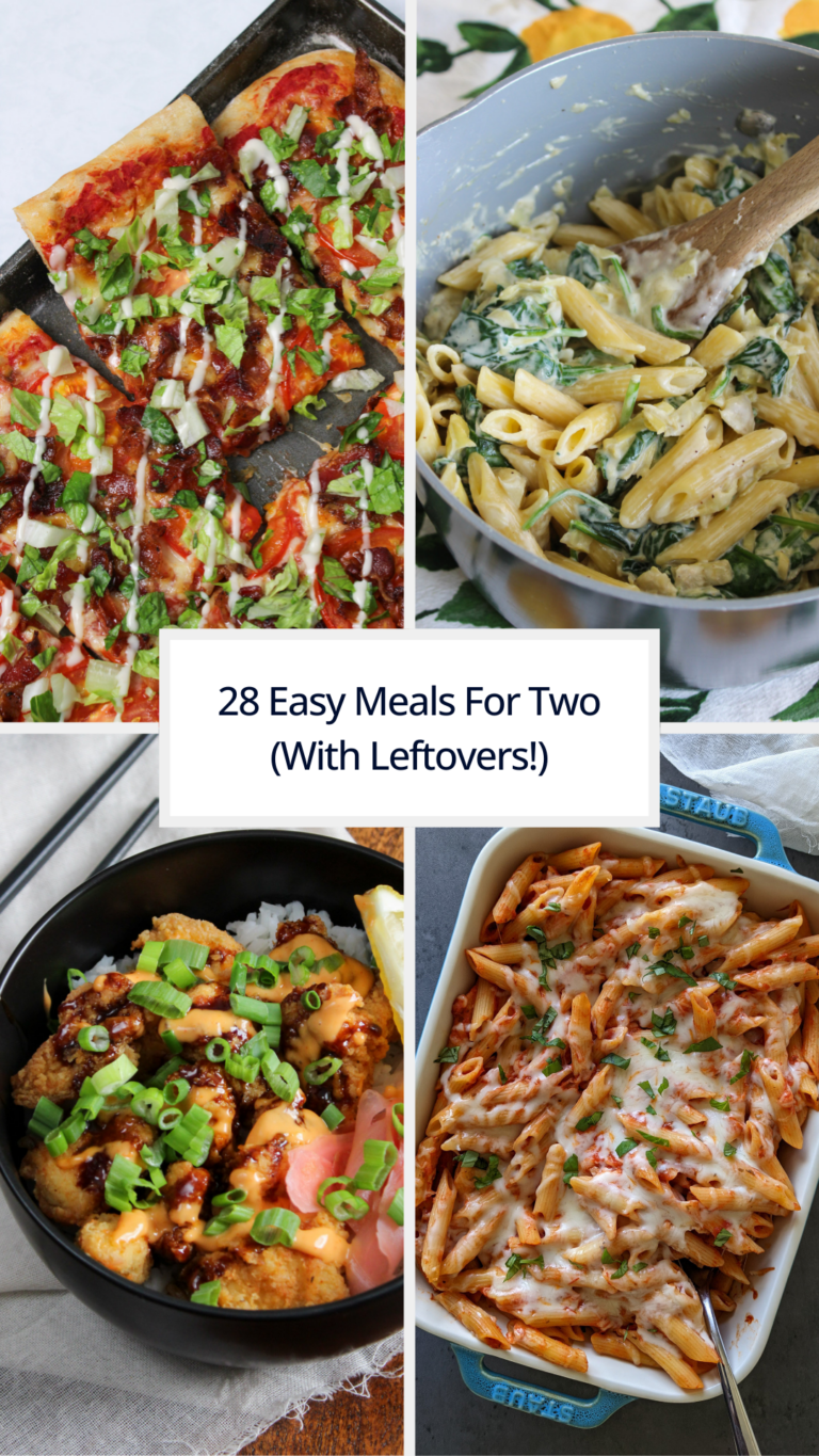 Easy meals for two.