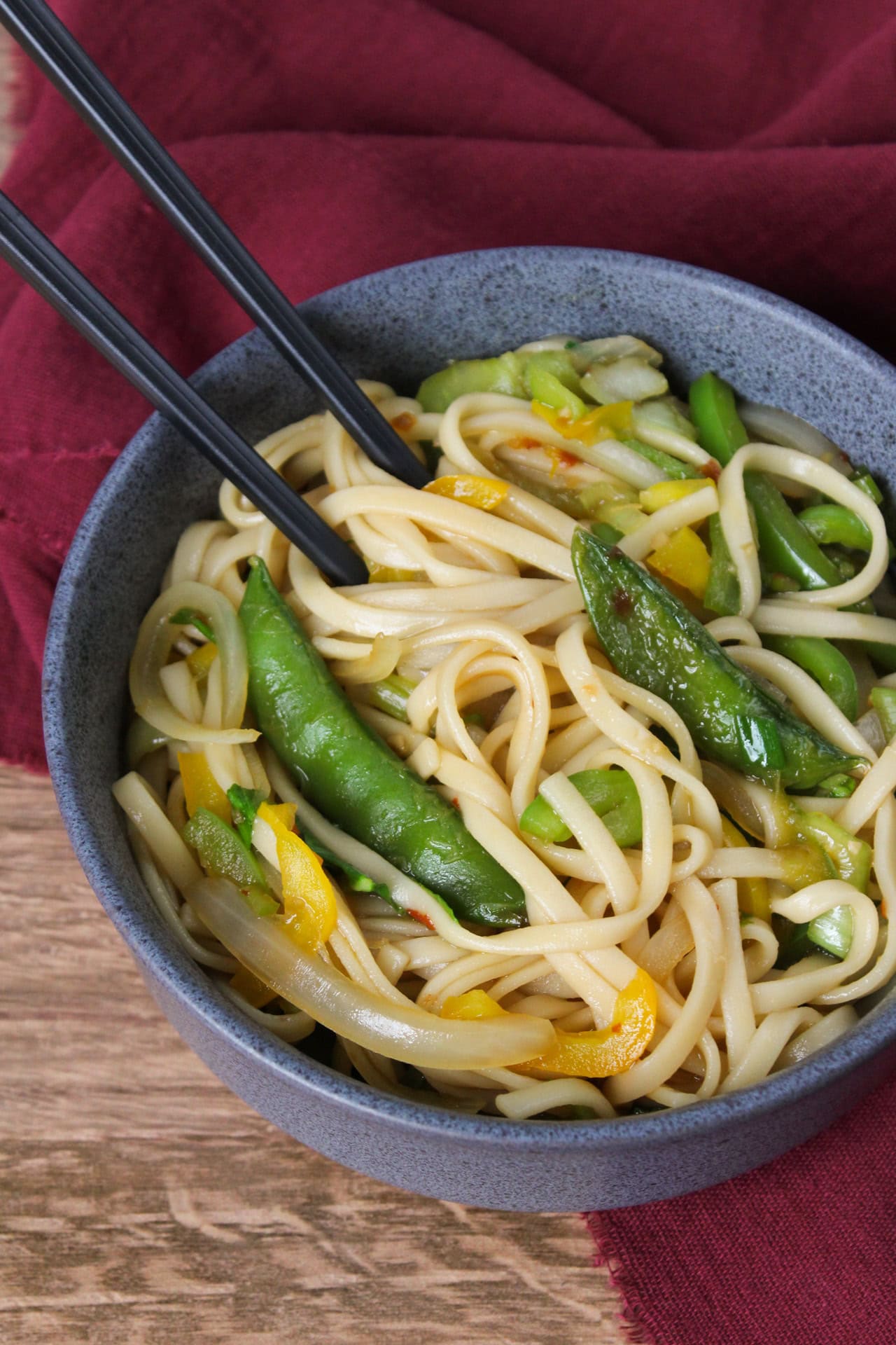 A vegetarian stir fry.