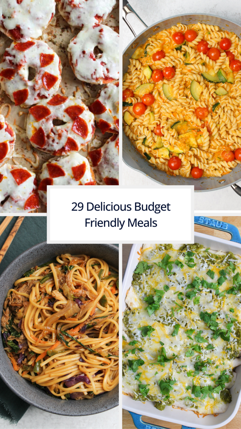 29 delicious budget friendly meals.