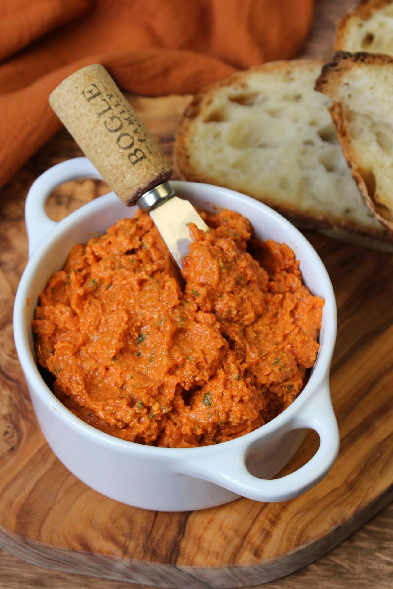 Sun-dried tomato pesto.