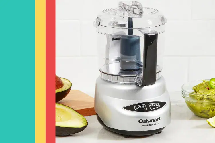 A Cuisinart 3-cup food processor.