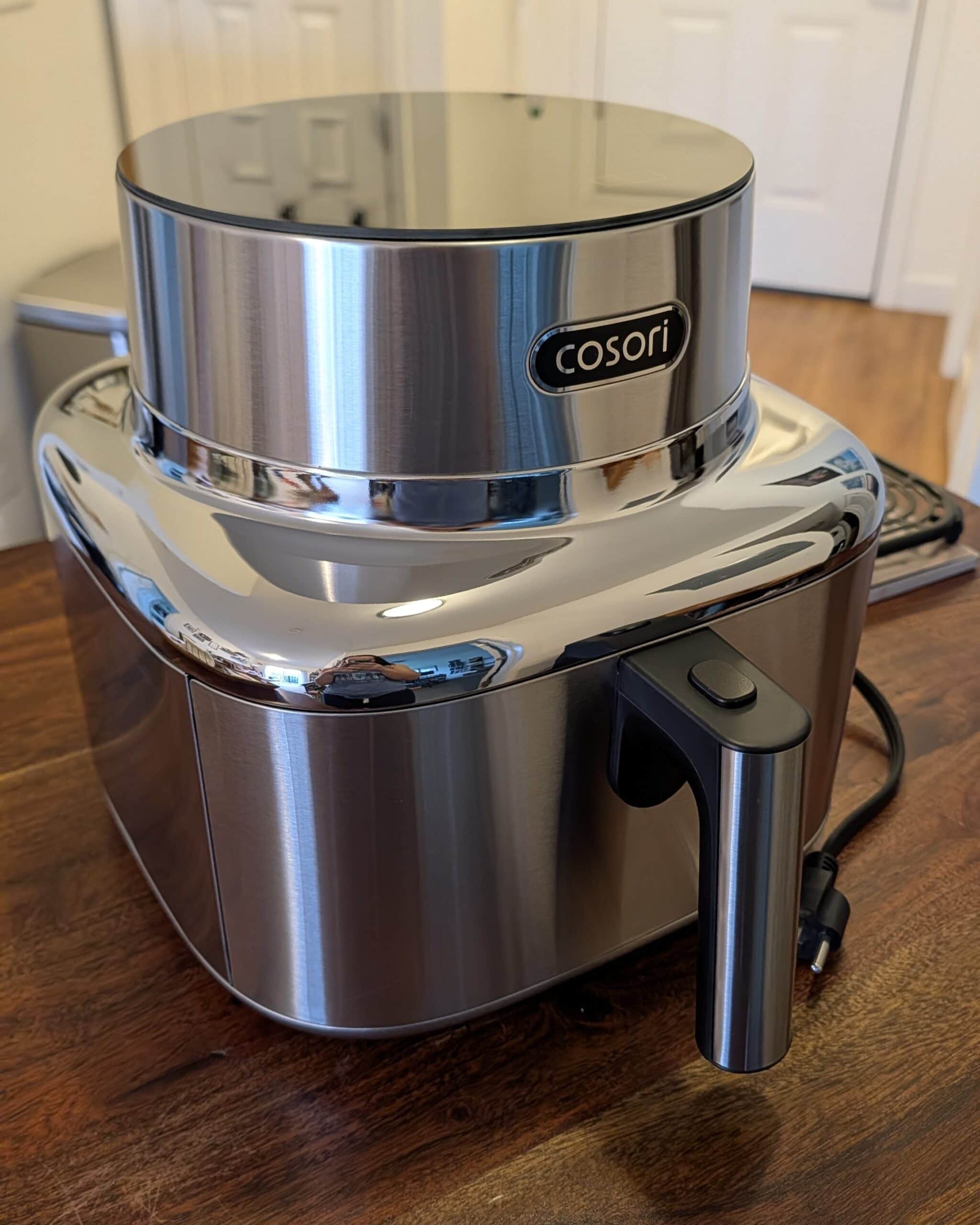 Cosori stainless steel Iconic air fryer.